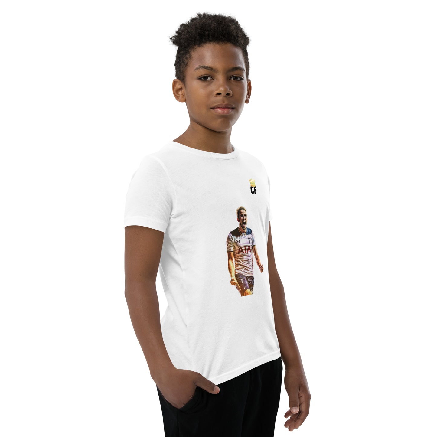 Youth Harry Kane Coldest Football Short Sleeve T-Shirt